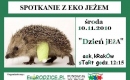 10.11 Dzień Jeża – spotkanie z Eko Jeżem dla dzieci