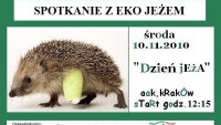 10.11 Dzień Jeża – spotkanie z Eko Jeżem dla dzieci